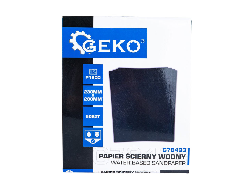Waterproof sandpaper – sheet 230 × 280 mm P1200 – Pack of 50