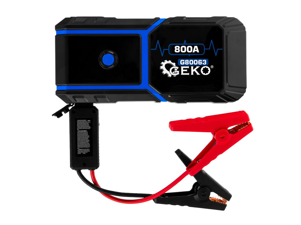 12V Jump Starter — 10000 mAh, 400A, LED, QC3.0