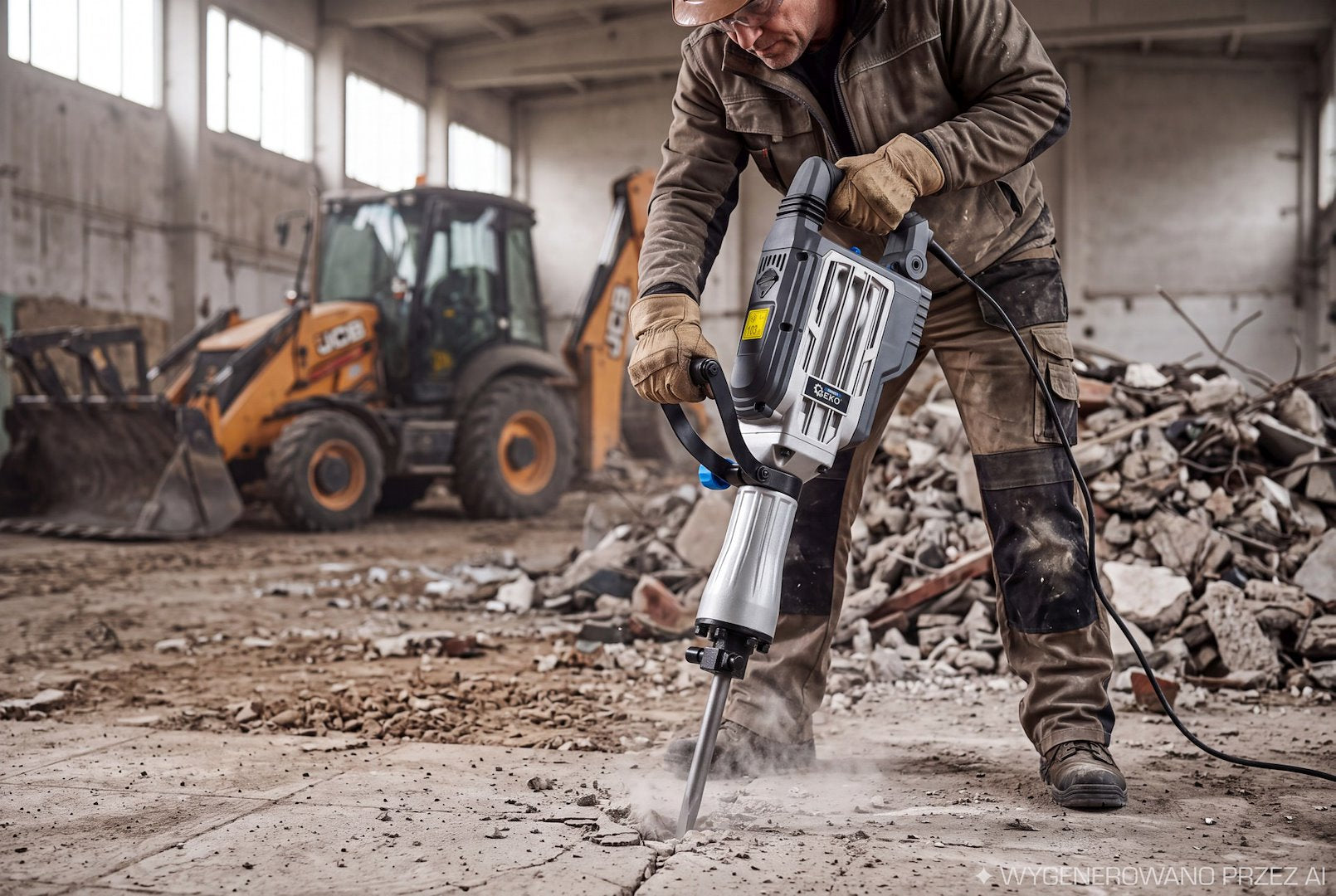 Demolition Breaker 65J 1700W with accessories