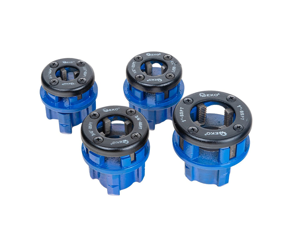 Hand Pipe Threading Set – 4-Piece, 3/8"-1"
