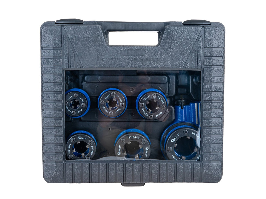 Hand Pipe Threading Set – 6-piece, 1/4"-5/4"