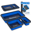 3-Piece Magnetic Silicone Tool Tray Set