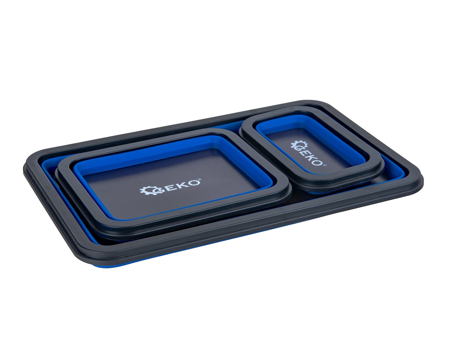 3-Piece Magnetic Silicone Tool Tray Set