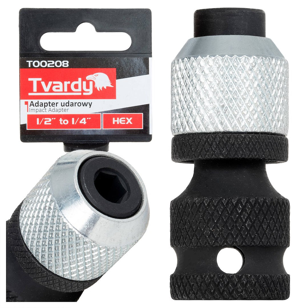 TVARDY Impact Adapter 1/2" to 1/4" HEX
