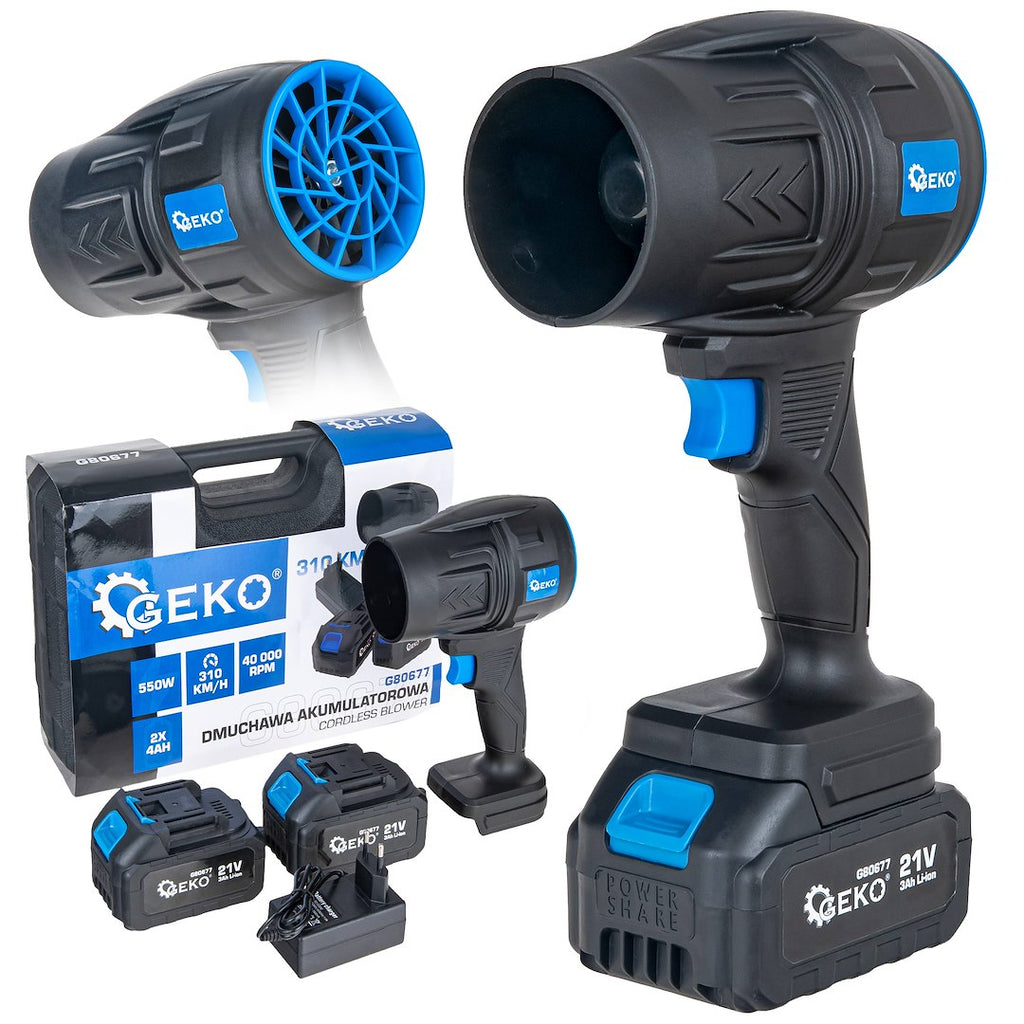Portable Cordless Blower 21V 2×4.0Ah