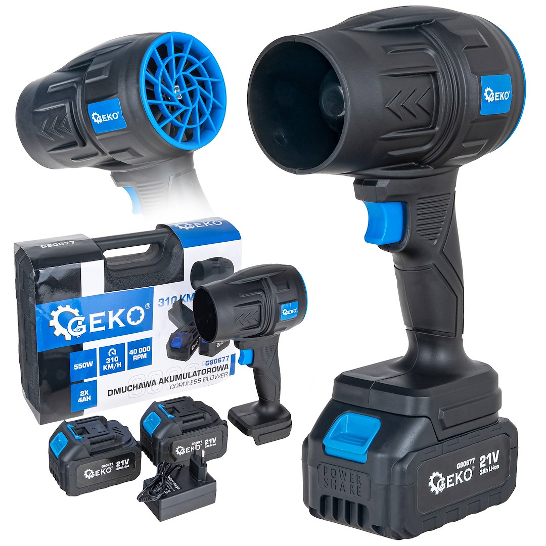 Portable Cordless Blower 21V 2×4.0Ah