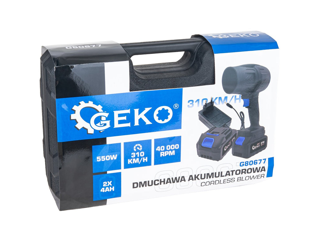 Portable Cordless Blower 21V 2×4.0Ah