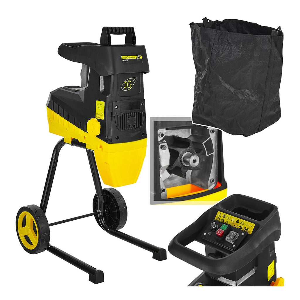 Silent Electric Garden Shredder with Collection Bag 45mm - 50L