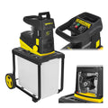Silent Roller Garden Shredder with Collection Box 45 mm - 60 L