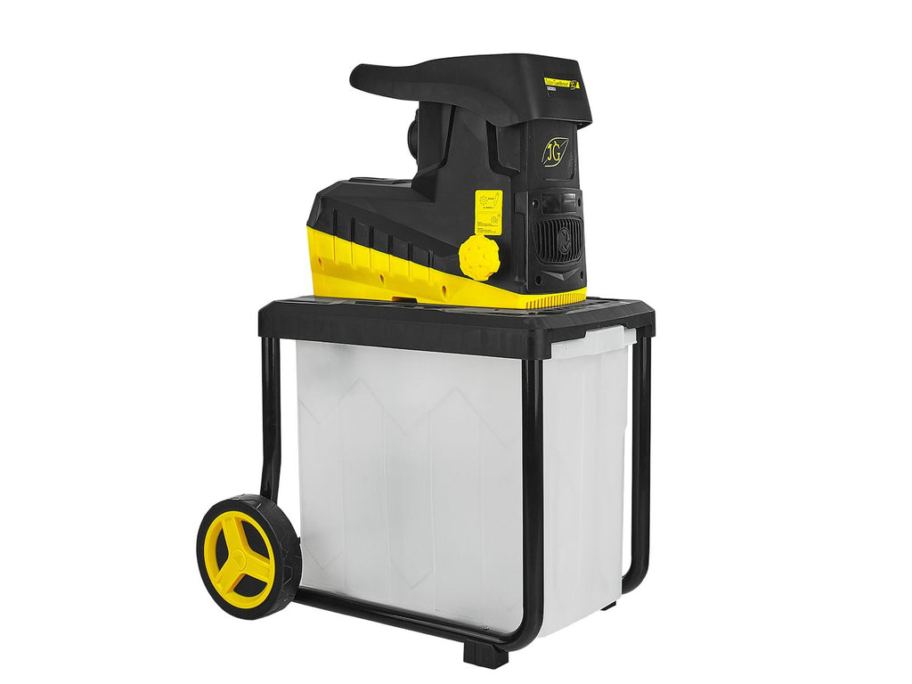 Silent Roller Garden Shredder with Collection Box 45 mm - 60 L
