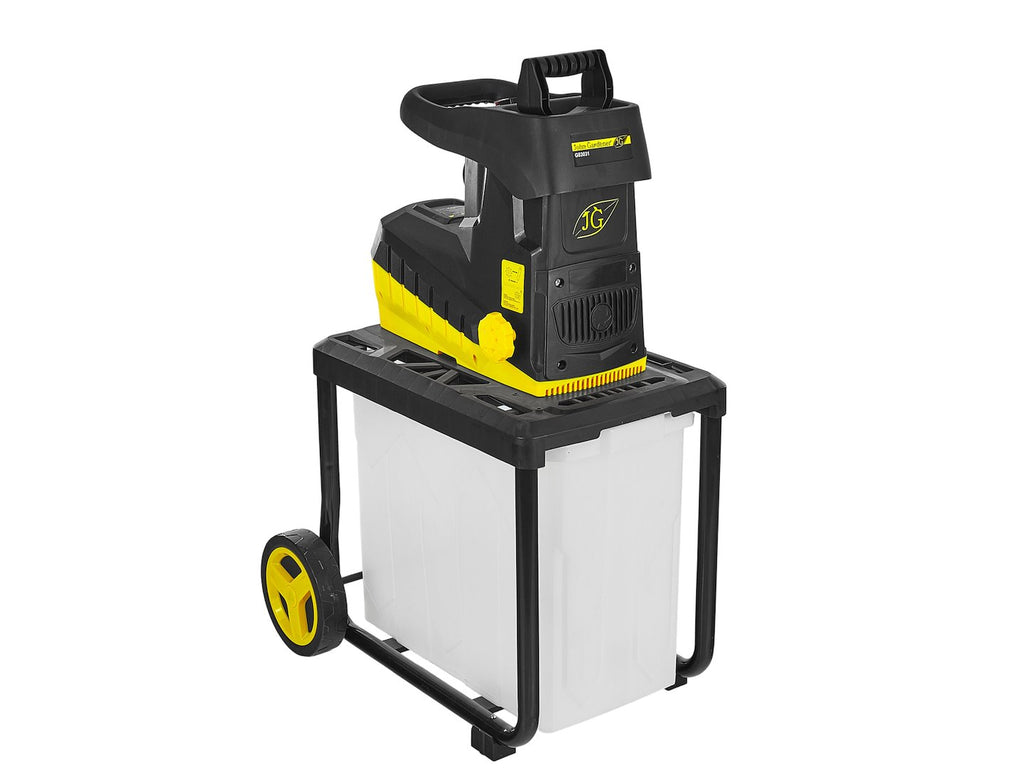 Silent Roller Garden Shredder with Collection Box 45 mm - 60 L