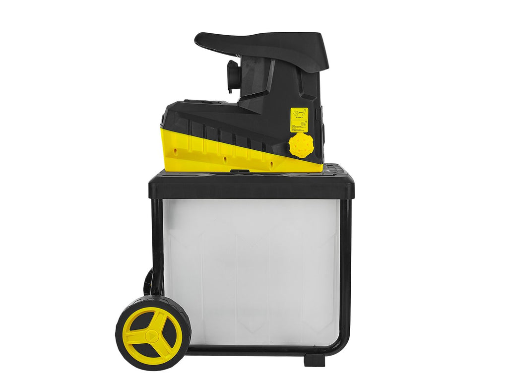 Silent Roller Garden Shredder with Collection Box 45 mm - 60 L
