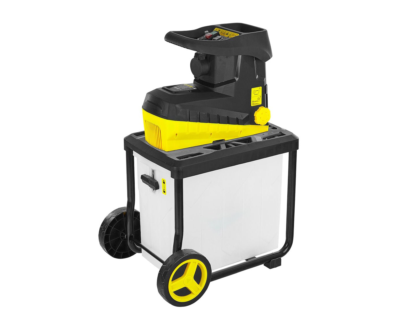 Silent Roller Garden Shredder with Collection Box 45 mm - 60 L