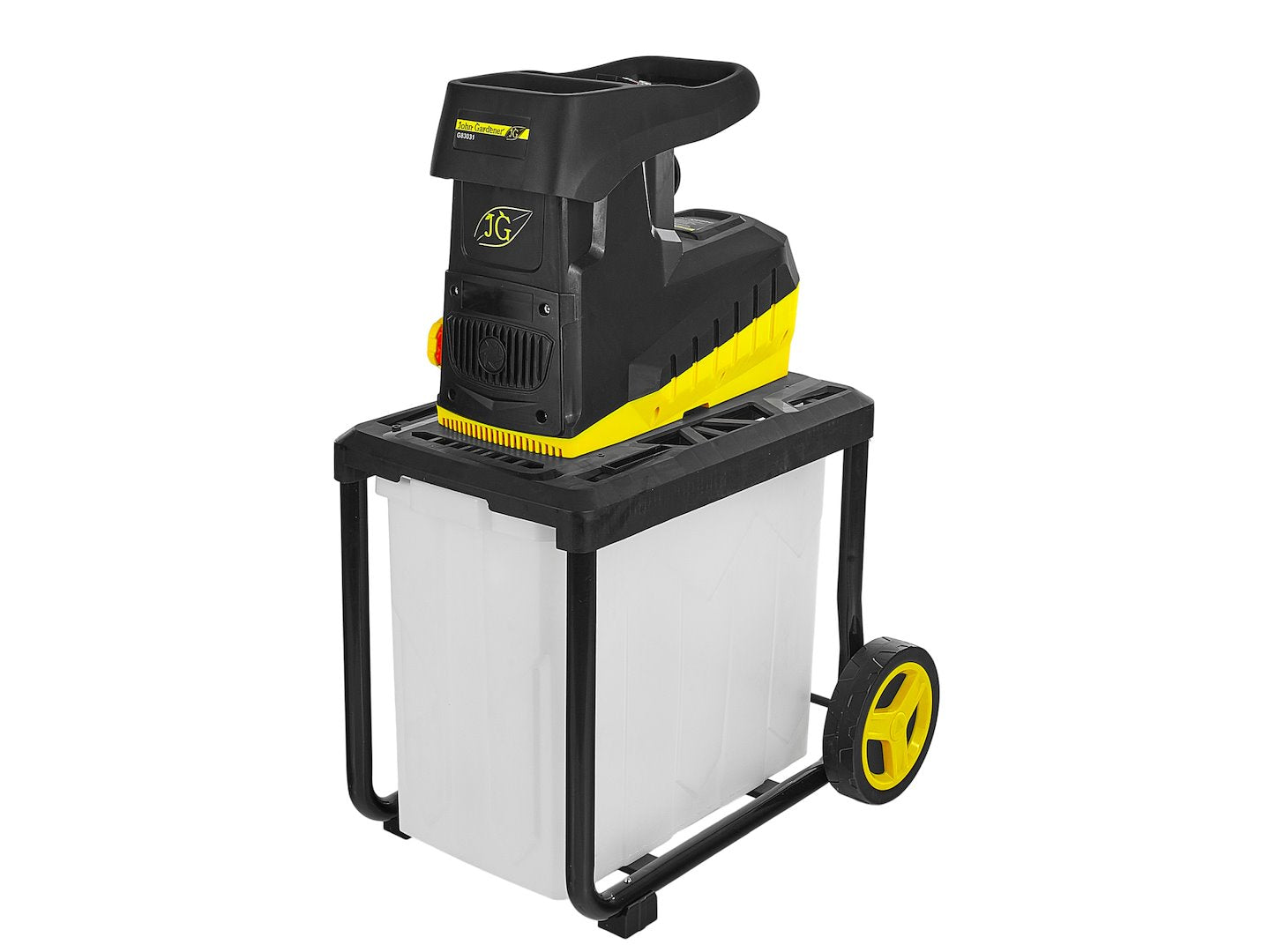 Silent Roller Garden Shredder with Collection Box 45 mm - 60 L