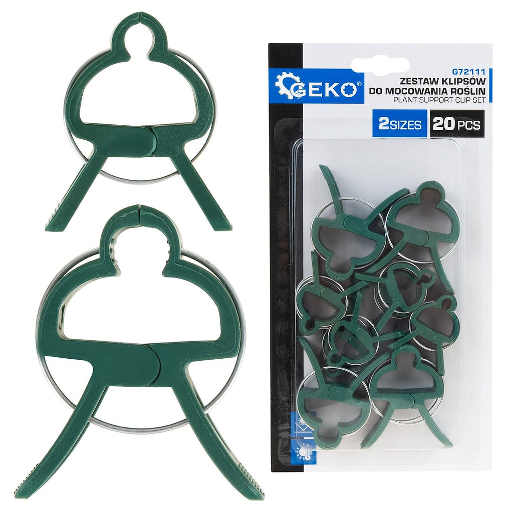 Plant Support Clip Set – 16 pcs, 2 sizes