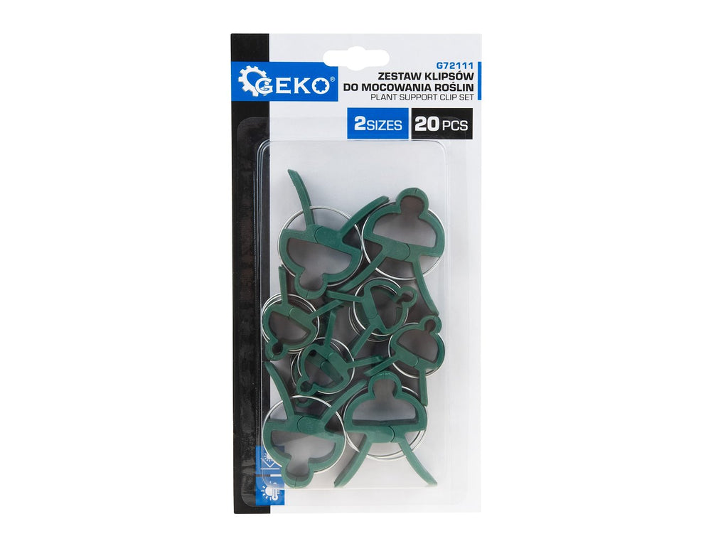 Plant Support Clip Set – 16 pcs, 2 sizes