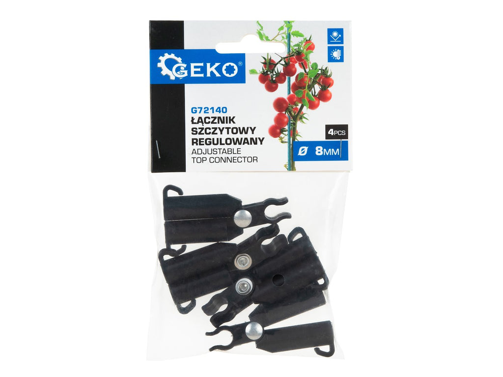Adjustable Top Connector for 8 mm Garden Stakes – 4 pcs per pack