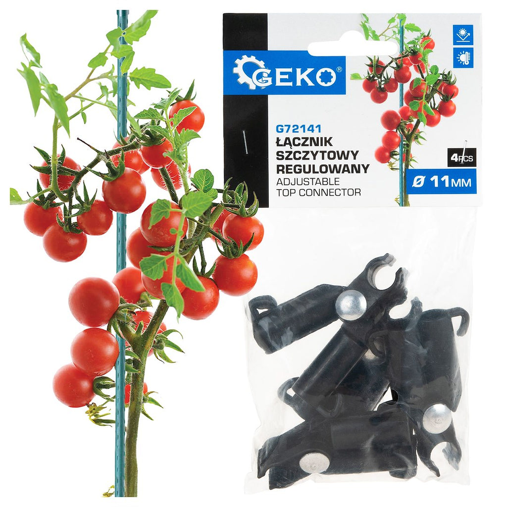 Adjustable Top Connector for 11 mm Garden Stakes – 4 pcs/pack
