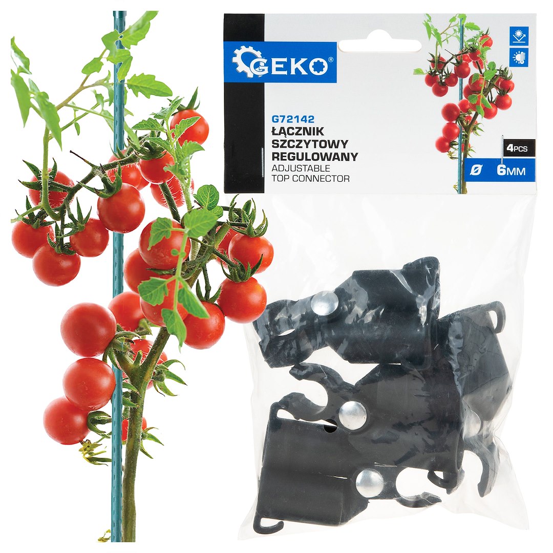 Adjustable Top Connector for 16 mm Garden Stakes – 4 pcs/pack
