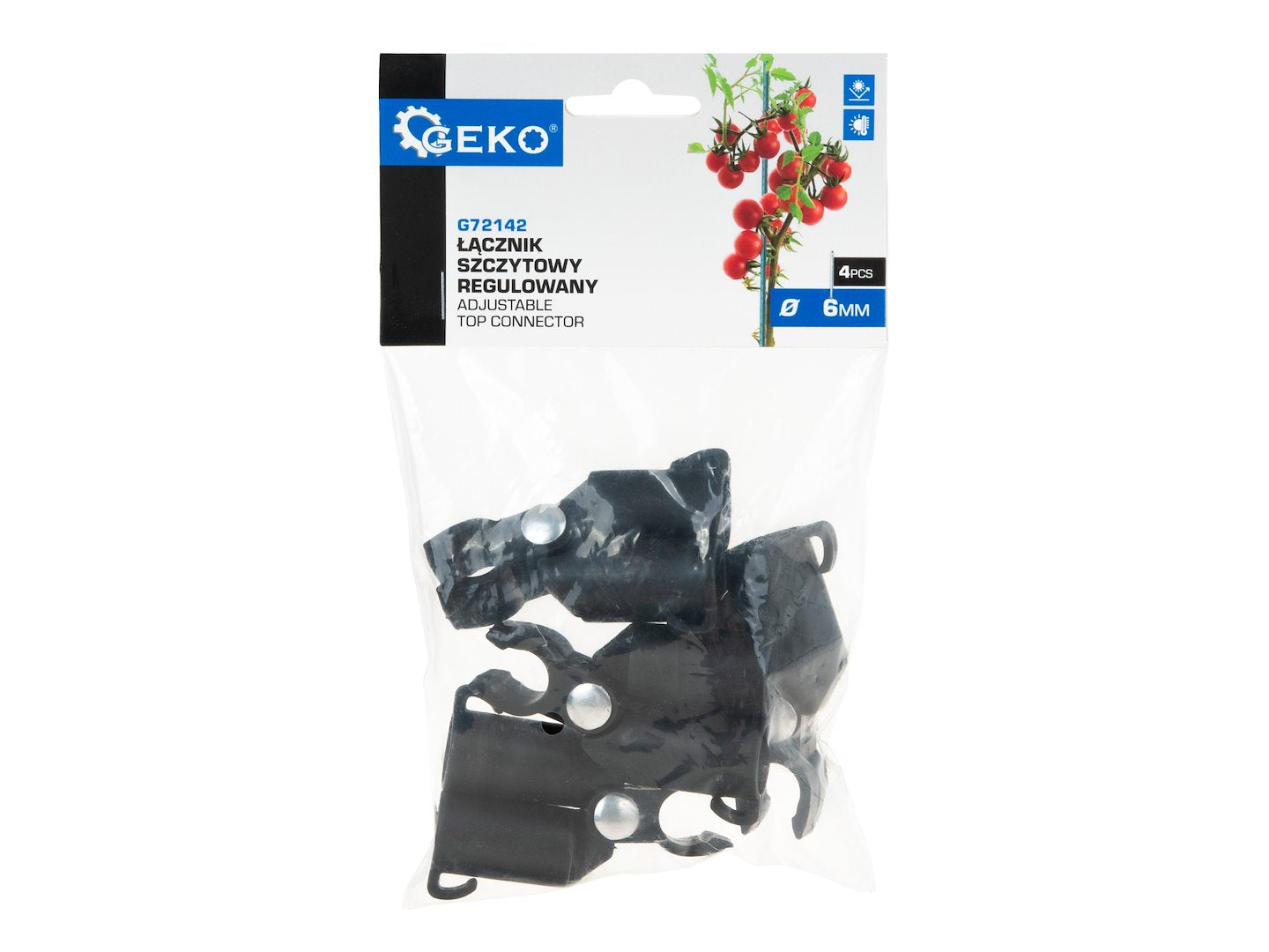 Adjustable Top Connector for 16 mm Garden Stakes – 4 pcs/pack