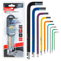 9 pcs Long-Arm Ball-Point Hex Key Set, S2 material