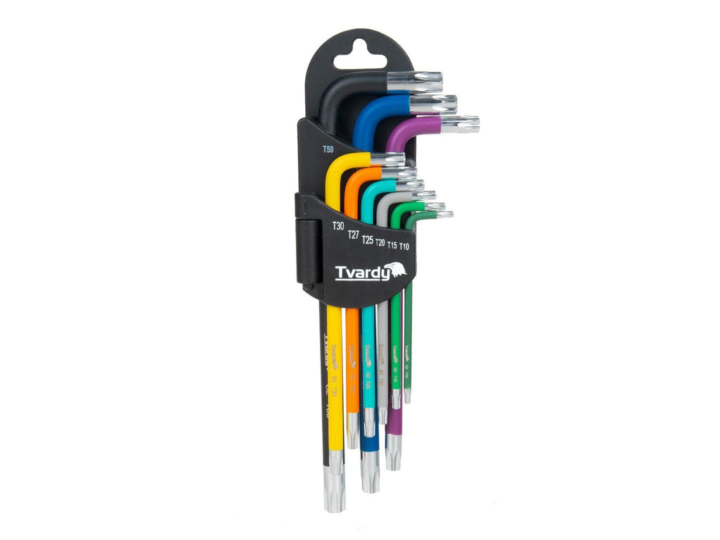 9 pcs Long-Arm Torx Key Set, S2 material