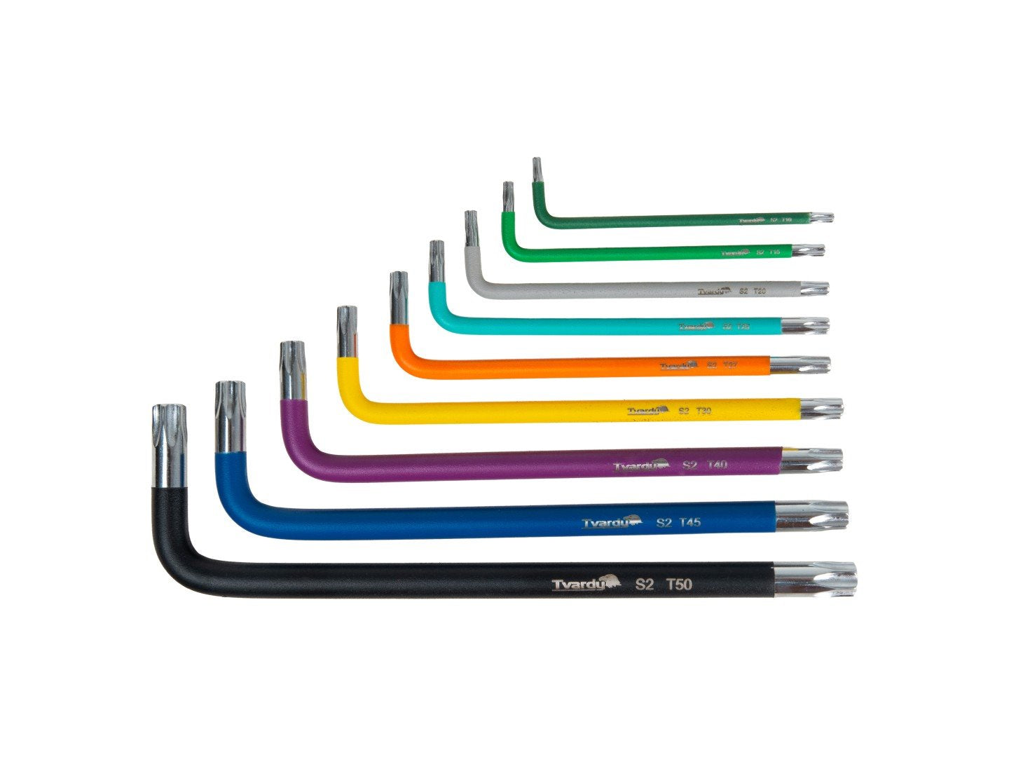 9 pcs Long-Arm Torx Key Set, S2 material