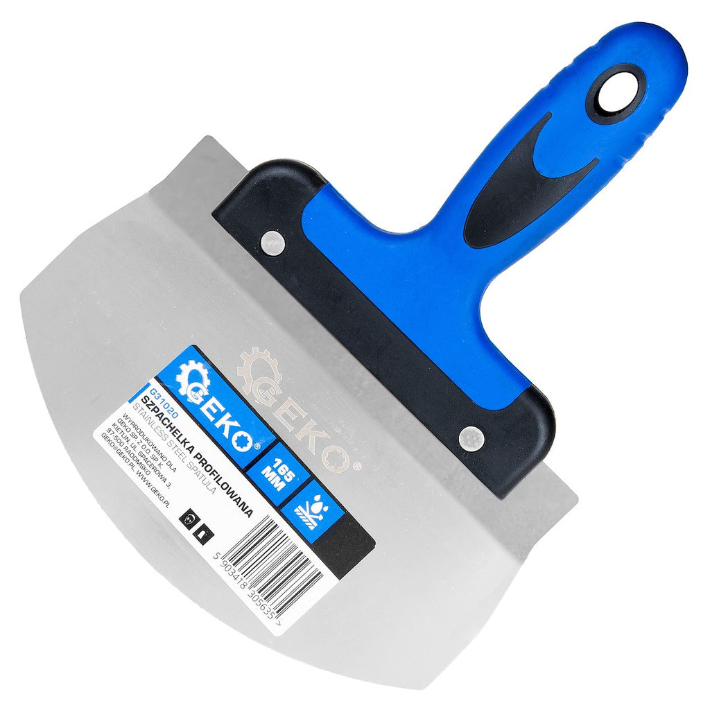 165 mm semi-oval stainless steel bucket scoop