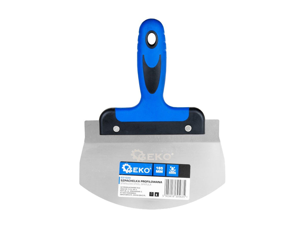 165 mm semi-oval stainless steel bucket scoop