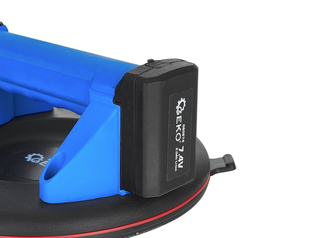 Battery vacuum suction cup 210mm 200kg 2x2.0Ah 7,4V