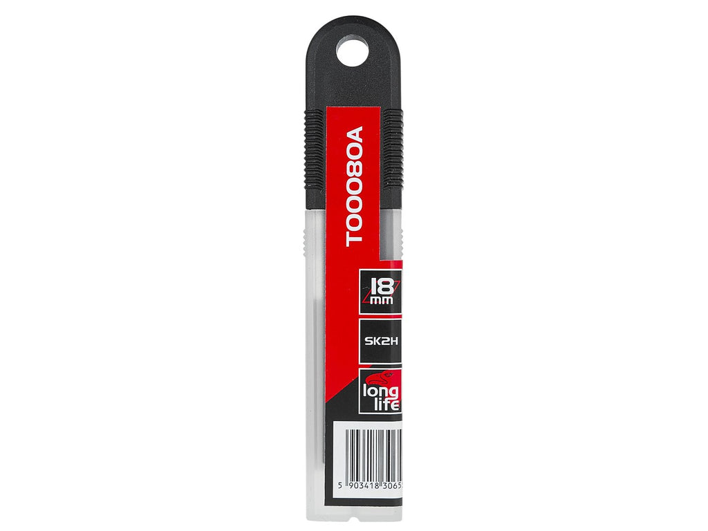 Blades for utility knives 100 x 18 x 0.5 mm SK2H 10 pcs. – display box – Pack of 20