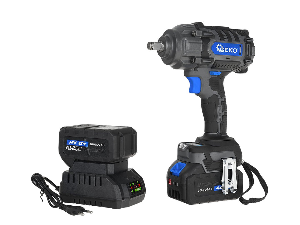 21V 850Nm Cordless Brushless Impact Wrench 2x4.0Ah