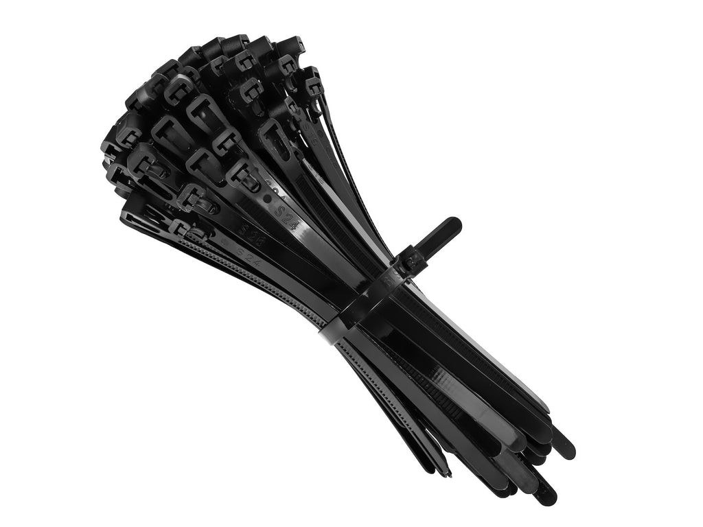 Reusable cable ties 7.5 x 150 mm, 100 pcs