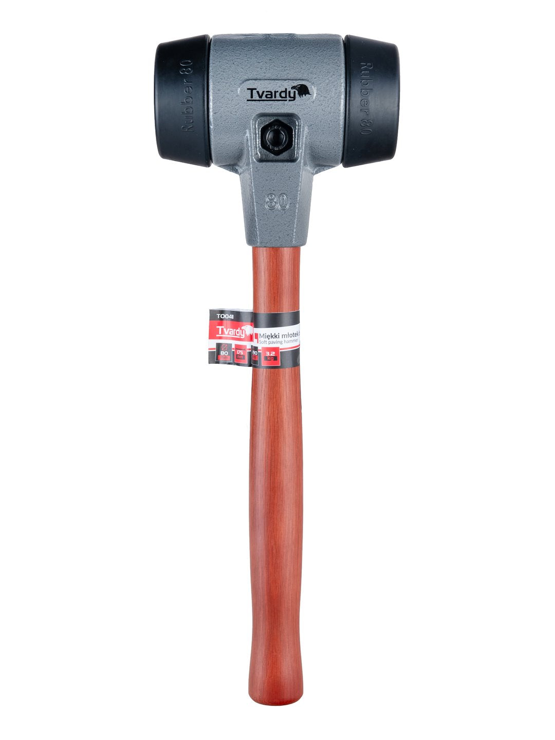 Soft-faced paving hammer, 80 mm