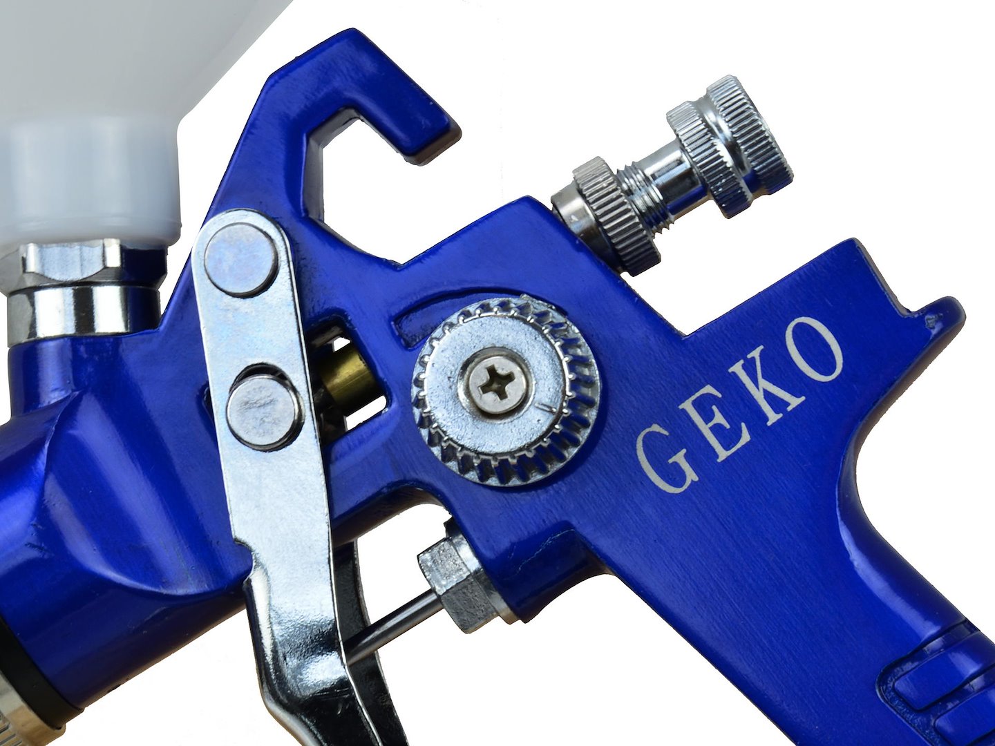 GEKO HVLP Gravity Spray Gun 1.4 mm, 600 ml, with Plastic Tank