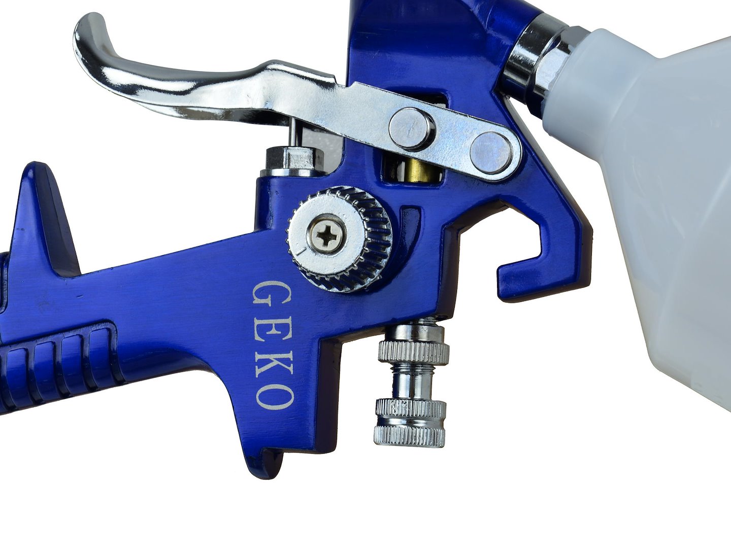GEKO HVLP Gravity Spray Gun 1.4 mm, 600 ml, with Plastic Tank