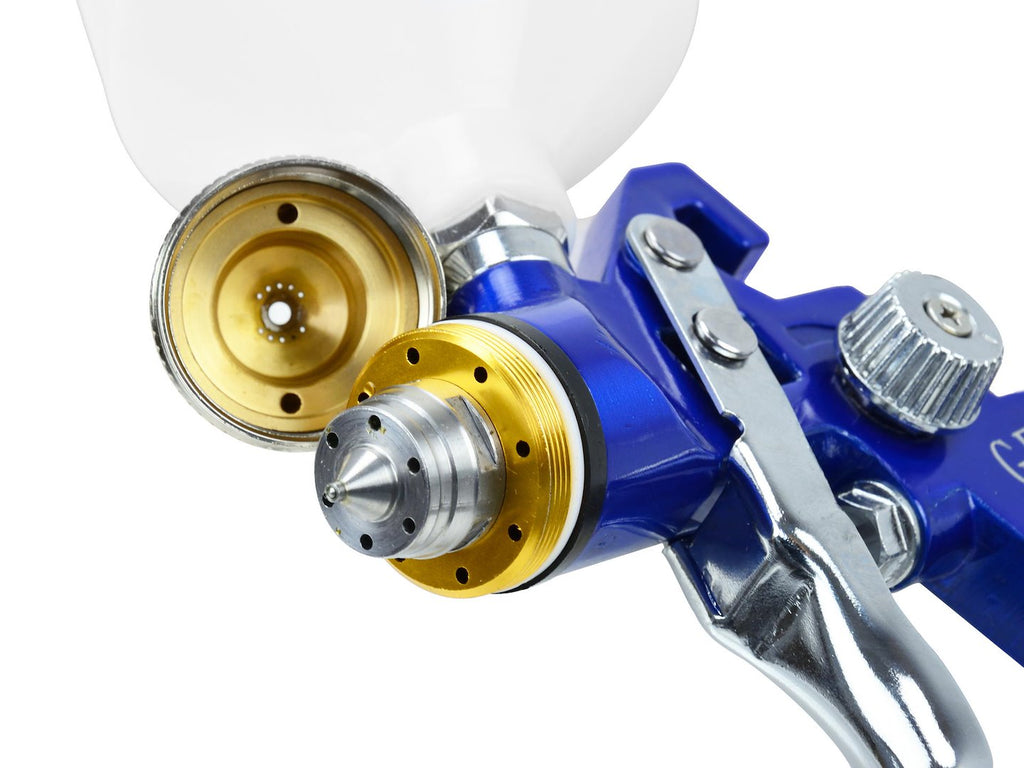 GEKO HVLP Gravity Spray Gun 1.4 mm, 600 ml, with Plastic Tank
