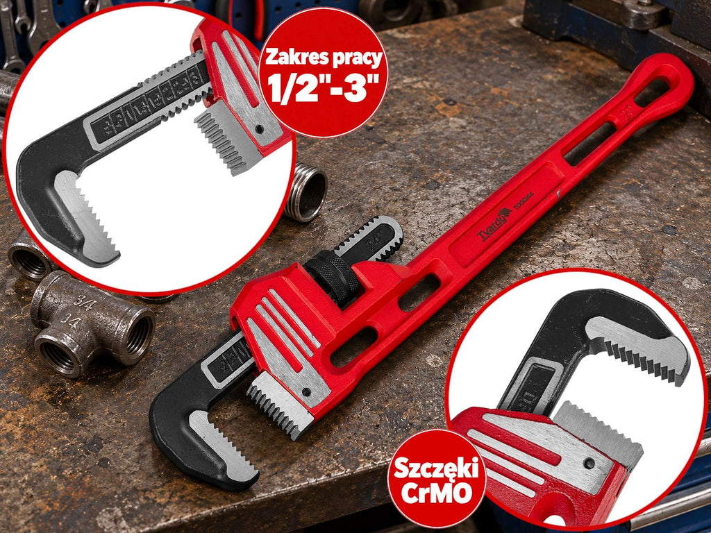 Stillson-type Pipe Wrench 24" / 600 mm HEAVY DUTY