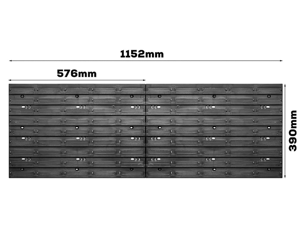 Workshop Tool Board – 2-Panel Set 576 × 780 mm + Accessories