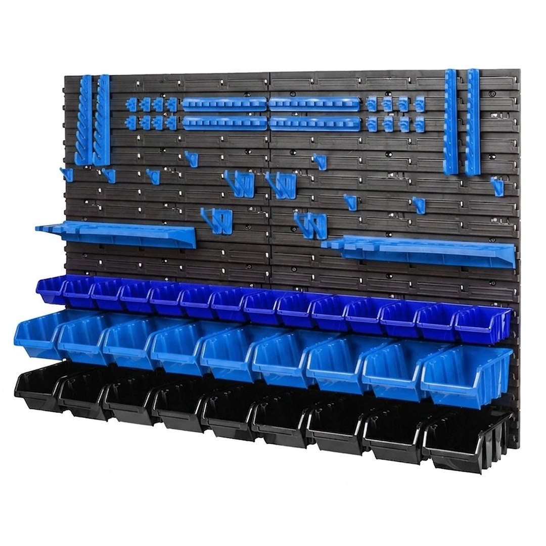 Workshop Tool Board – 4-Panel Set 1152 × 780 mm + 74 Accessories