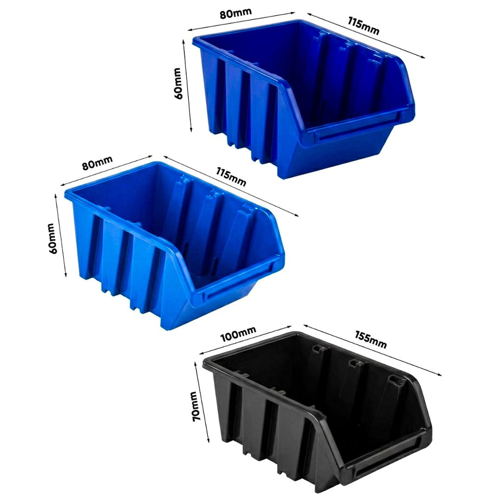 Workshop Tool Board – Panel Set 780 × 780 mm + 82 Bins