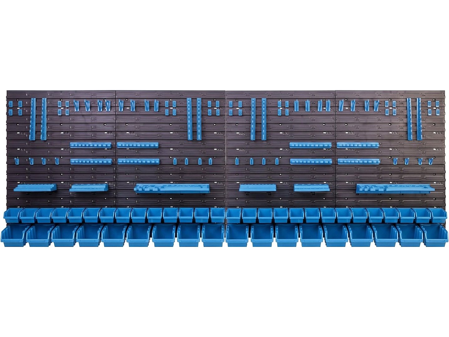 Workshop Tool Board – 8-panel set 2304 × 780 mm + 132 accessories