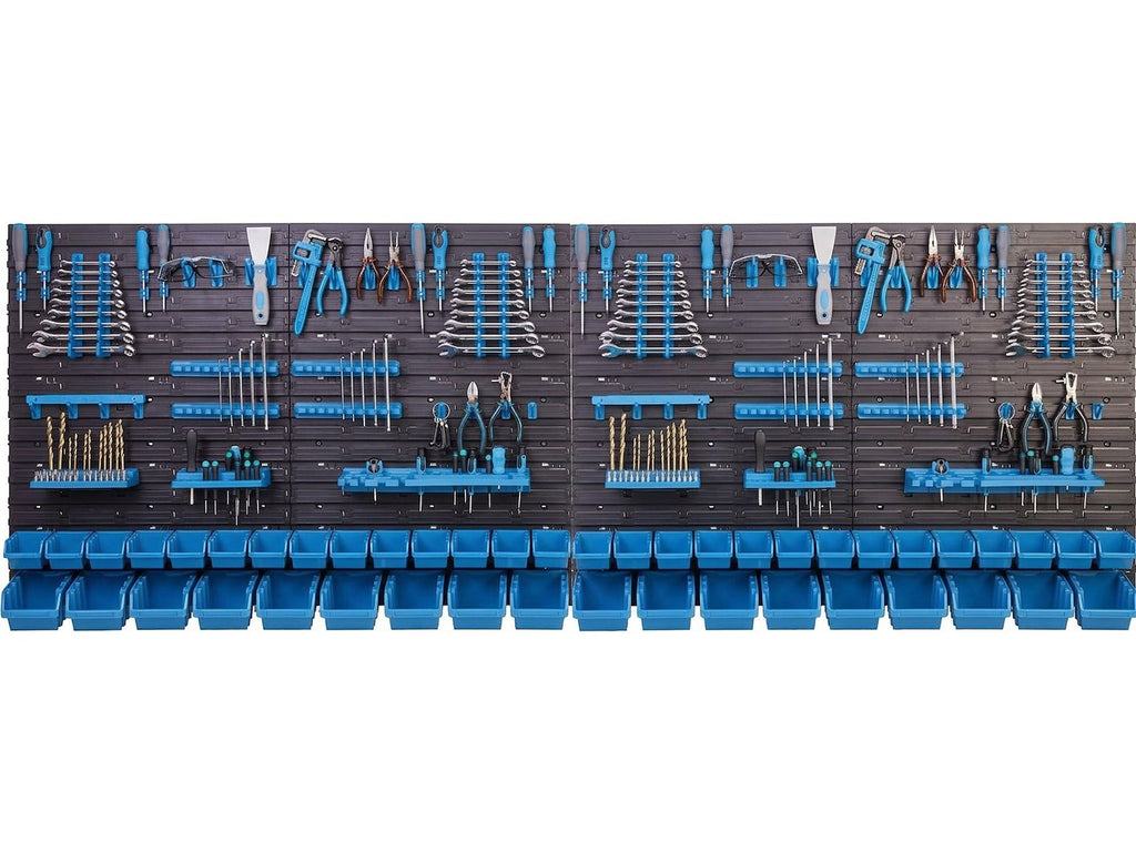 Workshop Tool Board – 8-panel set 2304 × 780 mm + 132 accessories