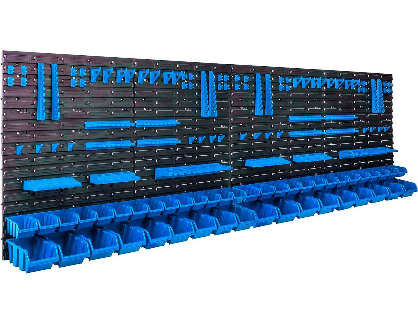 Workshop Tool Board – 8-panel set 2304 × 780 mm + 132 accessories