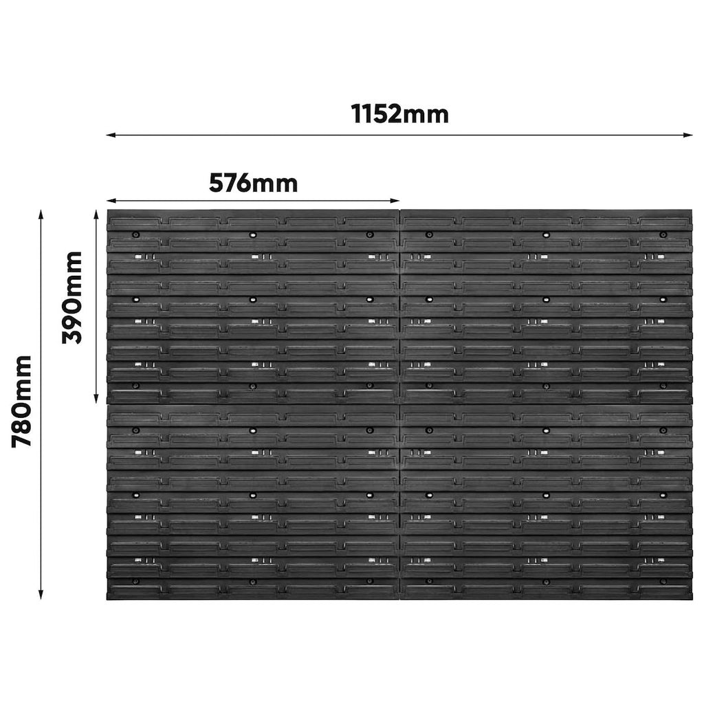 Workshop Tool Board – 4-Panel Set 1152 × 780 mm + 65 Accessories