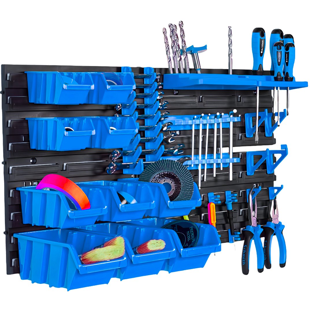 Workshop Tool Board – 6-Panel Set 390 × 780 mm + Accessories