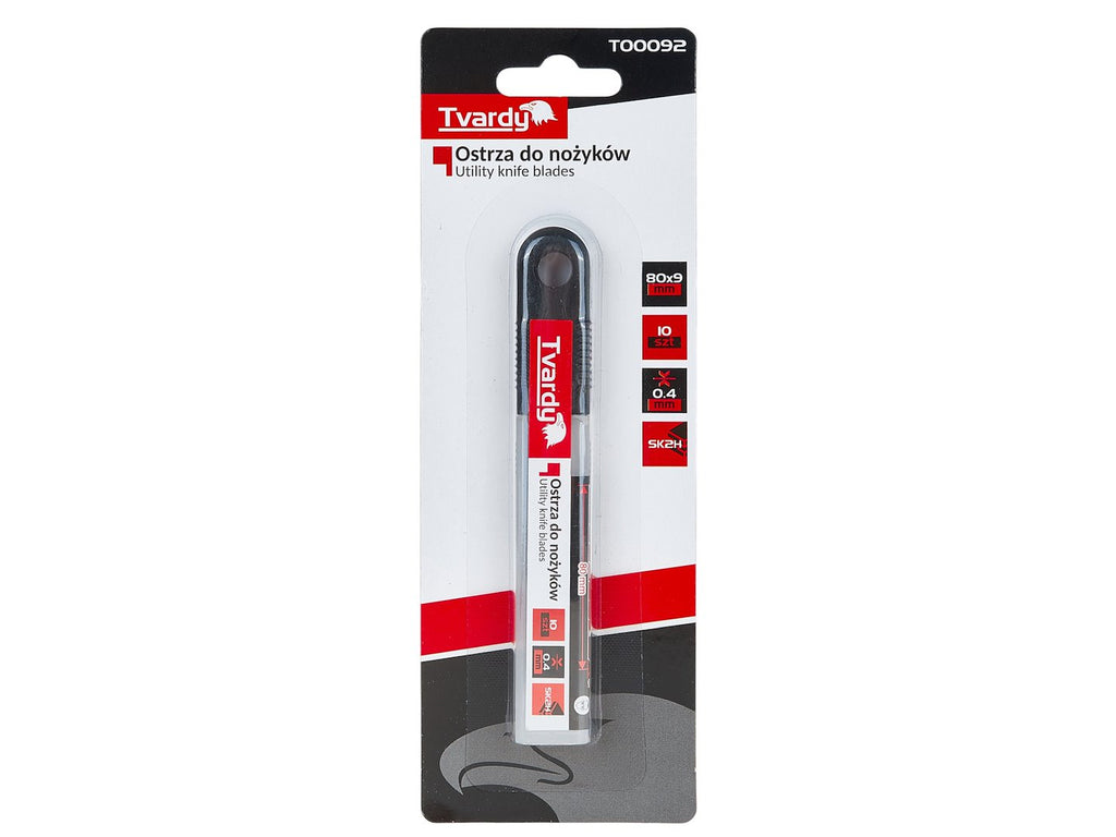Blades for utility knives 80x9x0.4mm SK2H 10 pcs.