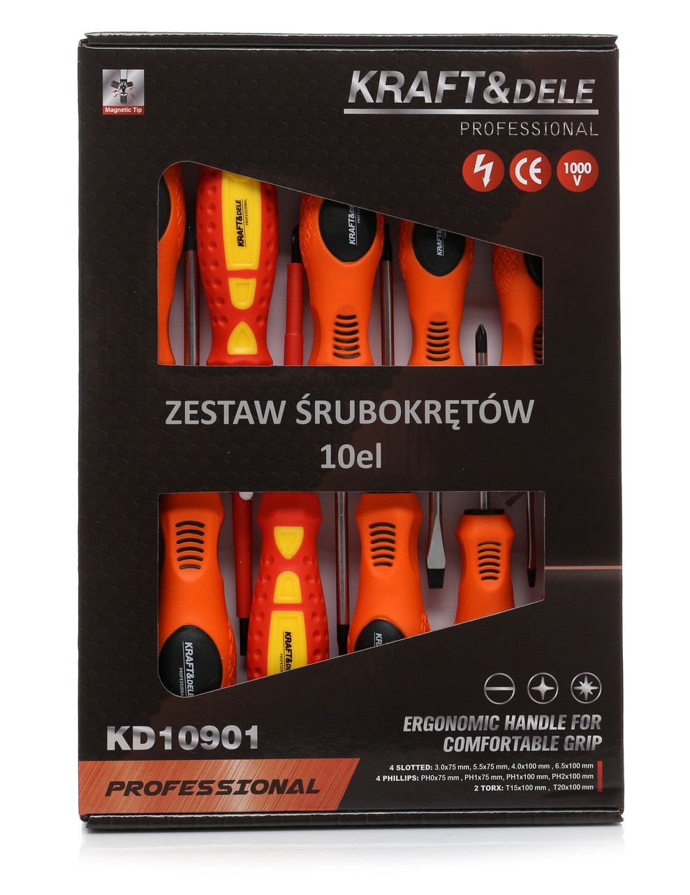 10-osaline kruvikeerajate komplekt KD10901