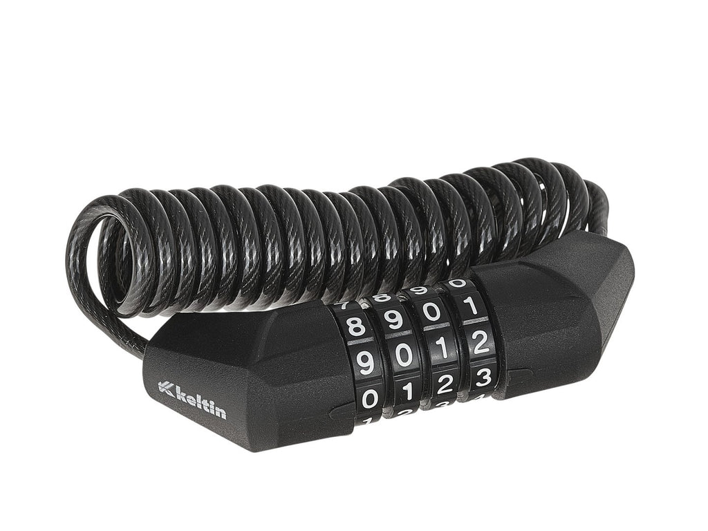 Bicycle cable lock with 4-digit combination 1.5 m