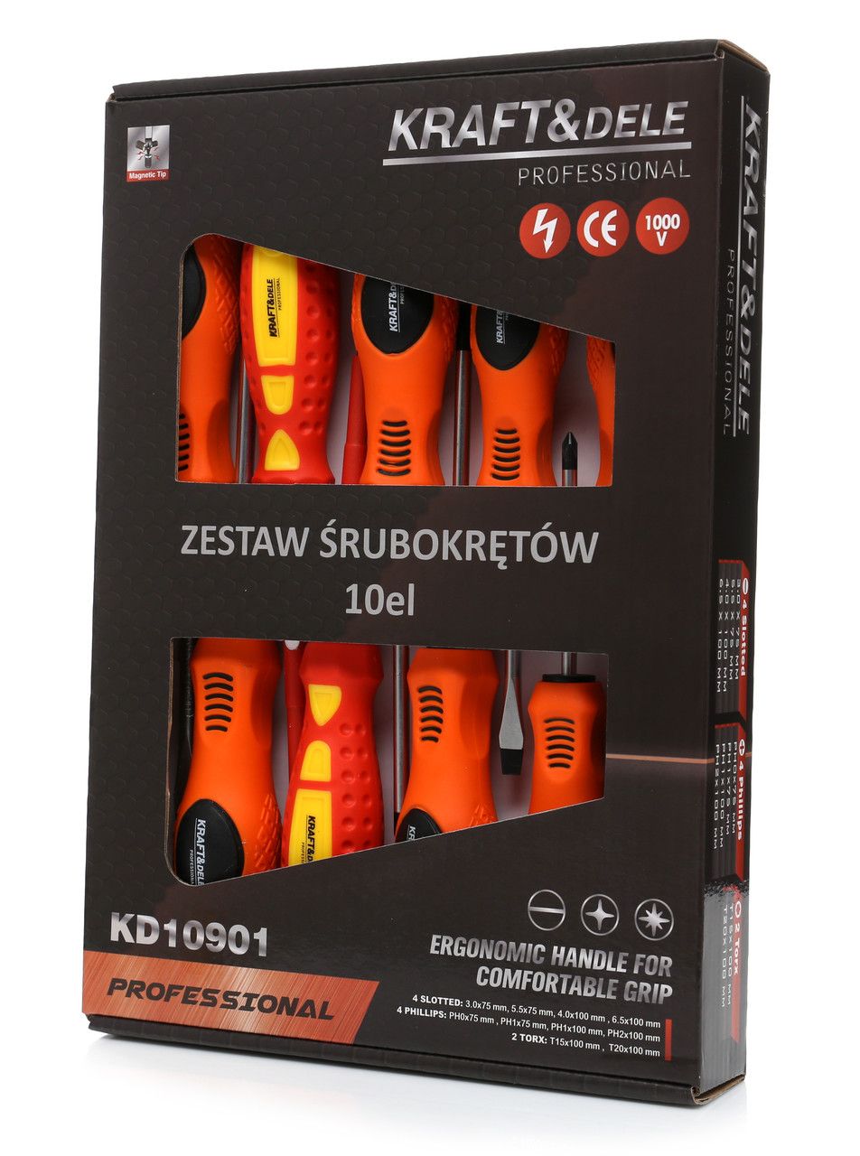 10-osaline kruvikeerajate komplekt KD10901